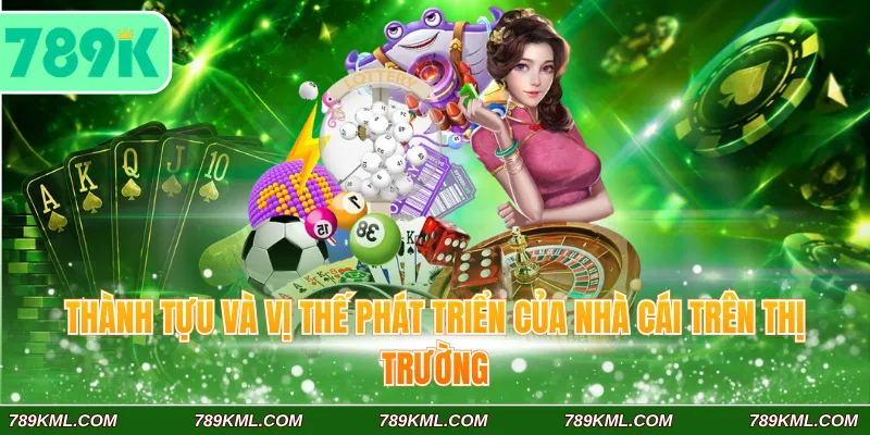 Thành tựu và vị thế phát triển của nhà cái trên thị trường